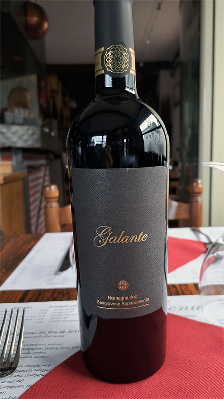 Le vin du mois à Il Rifugio, Galante Romagna Sangiovese Appassimento 2021 Le vin du mois à Il Rifugio, Galante Romagna Sangiovese Appassimento 2021