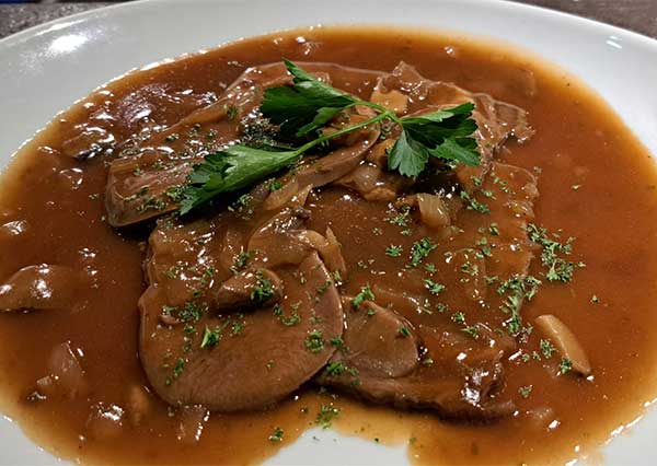 Langue de bœuf au madère
