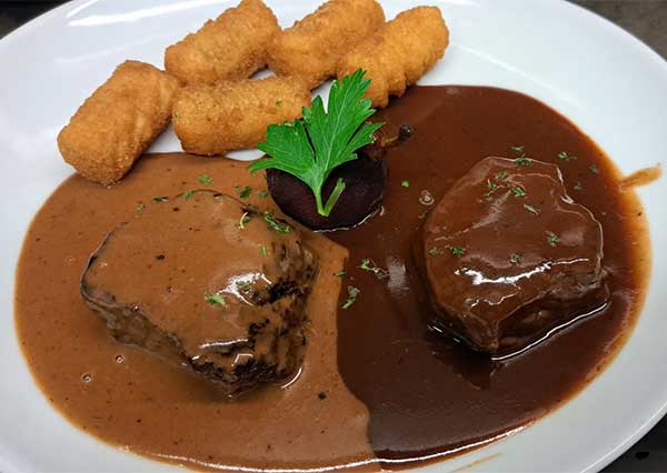 Duo de filet de biche et marcassin Duo de filet de biche et marcassin