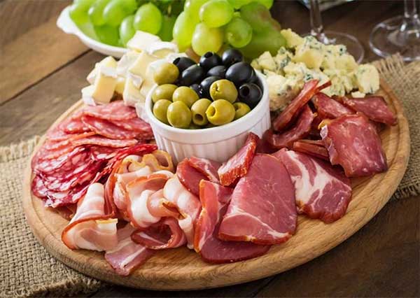 Assiette de charcuterie italienne Assiette de charcuterie italienne à Laeken