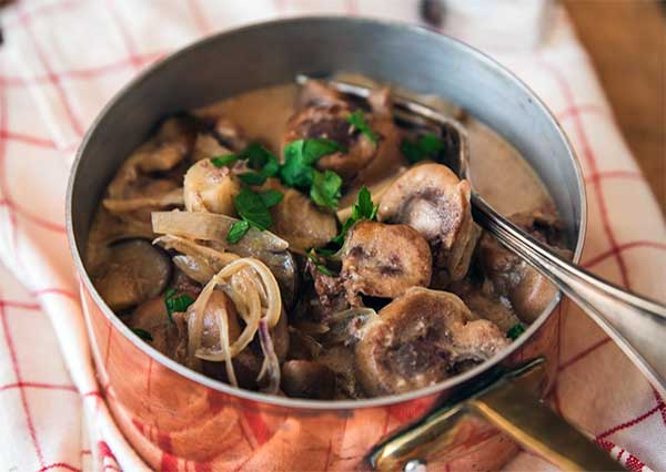 Rognons de veau à la Sicilienne